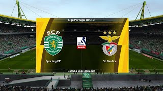 Sporting  Benfica  Primeira Liga 20232024  eFootball [upl. by Eldin241]