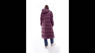 THE NORTH FACE Triple C Parka Jacket Coat Hooded Shiny Purple Women  Asos [upl. by Ecurb]