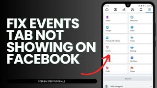 How to fix Event tab not showing on Facebook Fix event tab missing on Facebook [upl. by Walburga]