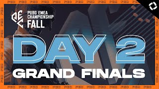 PUBG EMEA Championship Fall  Grand Finals  Day 2 [upl. by Derwon]