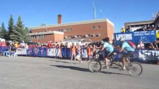 Biking Blind  Leadville Trail 100 Mountain Bike Race [upl. by Gratiana]