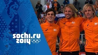 Mens Speed Skating  500m  Mulder Wins Gold  Sochi 2014 Winter Olympics [upl. by Ariahaj]