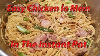 Easy Chicken lo Mein In The Instant Pot  Pothead 101 [upl. by Nylorahs363]