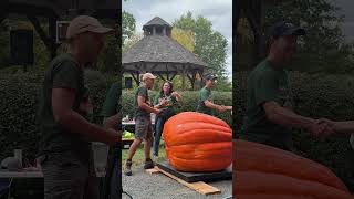 Ridgefields 12th Annual Giant Pumpkin WeighOff Festival 2024 in Connecticut [upl. by Lissy408]