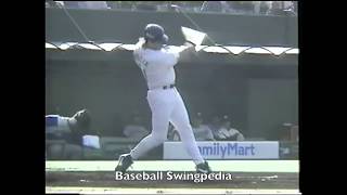 Mike Piazza Home Run Swing Slow Motion 19961 [upl. by Biagio]