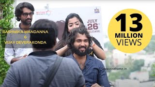 Rashmika Mandanna making fun with Vijay Deverakonda  Cute Rashmika Mandanna [upl. by Ahsilak567]