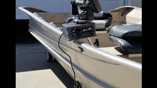 Performance Demo  Transducer attached on Lund transom with Super Magnets [upl. by Willa]