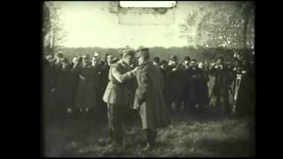 Józef Piłsudski na filmie z 1921 roku [upl. by Nemzzaj806]