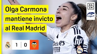 Real Madrid CF vs Valencia Femenino 10  Resumen y goles  Highlights Liga F [upl. by Grati]