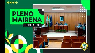 Pleno Ayuntamiento Mairena del Aljarafe 18 de enero 2024 [upl. by Pail]