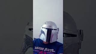 ASI VA NUESTRO CASCO DE BOBA FETT bobafett starwarscostume starwarscosplay mandalorian [upl. by Lamrouex]