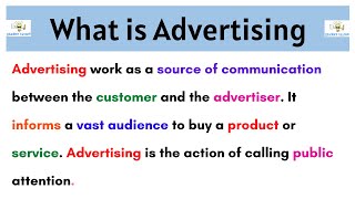 No1  What is Advertising in hindi  Advertising kya hota hai  Student Notes [upl. by Aidnac]