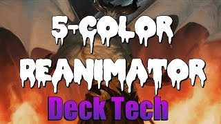 Mtg Deck Tech 5Color Reanimator in Guilds of Ravnica Standard Happy Halloween [upl. by Narahs337]