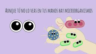 Experimento  ¿Bacterias virus y hongos en tus manos  Ciencia para niños [upl. by Htennaj]