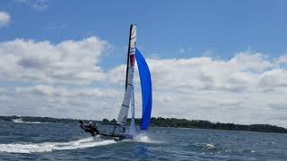 Nacra 15 pitchpole [upl. by Seroka573]