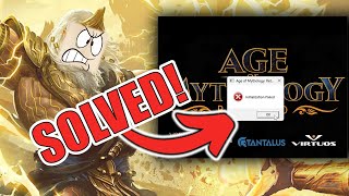 Fixed in 30 Seconds  Initialization Failed  Age of Mythology Retold [upl. by Air499]