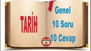 KPSS Tarih Genel [upl. by Rhee890]