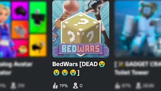 Roblox Bedwars Is Dying and why [upl. by Eneleahcim]