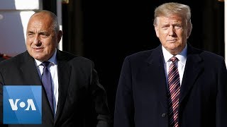 President Trump Welcomes Bulgarian PM Borissov to the White House [upl. by Elolcin17]