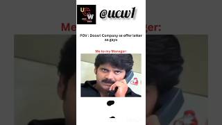 Dusri company se offer letter milte hi comedy mpharmacy pharmalife funnycomedy reels [upl. by Pickard]