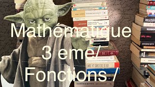 Astuce  Mathématique 3eme Fonctions exercices et corrigés  problèmes solutions [upl. by Max202]