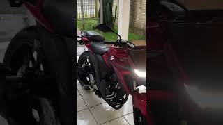 YAMAHA FZ25 2025 VERMELHO METALICO fyp fvpシ [upl. by Gustie982]