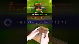 How to play Sarias Song  Lost Woods Zelda Ocarina of Time kalimba tutorial ronaldinho [upl. by Nej148]