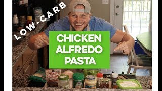 LOWCARB CHICKEN ALFREDO PASTA  THE BUFF BUSIE [upl. by Nialb]