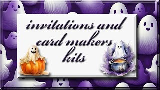 card makers kit and party invitations for all ages [upl. by Godred76]