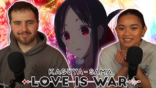 WHAT A FINALE😭❤️  Kaguya Sama Love Is War Episode 12 REACTION  REVIEW [upl. by Maillil]