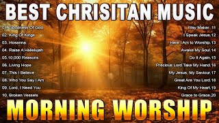 Top Praise And Worship Songs With Lyrics 🙏 Best Hillsong Worship Songs Playlist ✝️ Chrisitan Music [upl. by Lerrad]