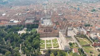 Turin Italy Complex of buildings of the Royal Palace in Turin Panorama of the historical city [upl. by Loginov]