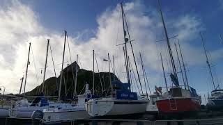 Friday 24th March 2023 Harbour Car Park yacht storage Ilfracombe before their return to the harbour [upl. by Ibot]