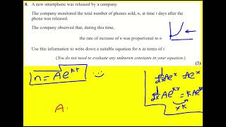 AL Edexcel Oct 2020 paper 1 pure q8 Maths A Level [upl. by Nerhe]