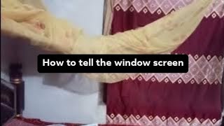 How to tell the window screen [upl. by Caton]