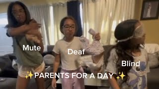 BlindDeaf Mute Parents for a day [upl. by Castor]