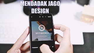 Cara Buat Design Untuk INSTASTORY  Canva Android [upl. by Deppy]