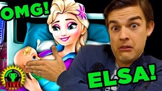 FREAKY FROZEN Games with Anna and Elsa [upl. by Merritt]