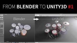 Export from Blender to Unity3d 1 Pivot Point Origin [upl. by Aisanahta]