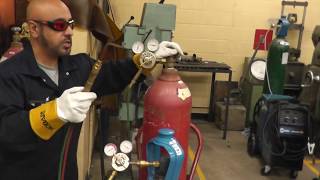 Oxy Acetylene Welding setup [upl. by Amzaj]