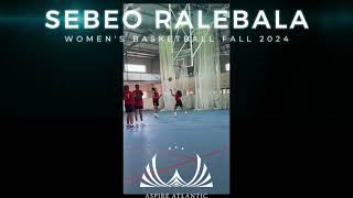 Sebeo Ralebala  USA University Basketball Recruit Fall 2024 Freshman [upl. by Ainniz]