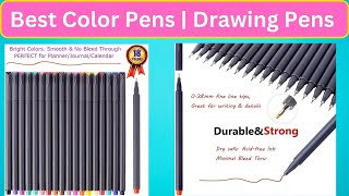 Drawing Pens  Fineliner Pen  Best Color Pens  Fine Point Markers [upl. by Irat839]