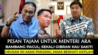 Malunya Ara Sampai Ke Ubunquot Bambang Pacul Gibran Di Hati Sekali Kau Sakiti Urusan ini Akan Panjang [upl. by Monroe878]