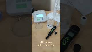 pH meter Calibration [upl. by Ssalguod266]