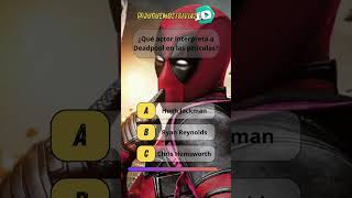 DEADPOOL Trivia Rápida 🦸‍♂️💥 Trivial Quiz Short [upl. by Grane]