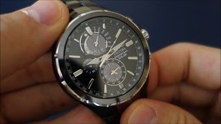 Seiko Coutura Solar Perpetual Calendar Chronograph Review SSC377  Perth WAtch 10 [upl. by Hutner]