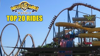 Top 20 Rides at Parque Warner Madrid [upl. by Las901]