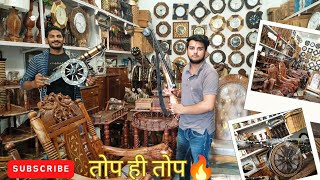 HANDMADE CRAFT 🔥 NATIONAL HANDICRAFTS  SAHARANPUR FURNITURE MARKET  WOODEN HANDICRAFT ITEMS [upl. by Divadnahtanoj]