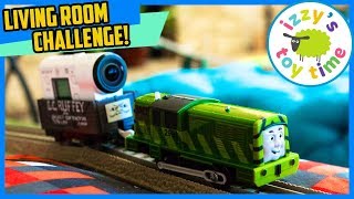 Thomas and Friends TRACKMASTER LIVING ROOM TRACK CHALLENGE [upl. by Anehta]