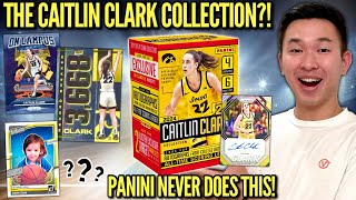 Panini made CAITLIN CLARK her OWN TRADING CARD SET 😳🔥 2024 CC Collection Retail Blaster Box Review [upl. by Nikita453]